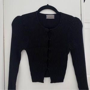 Knit Cropped Cardigan